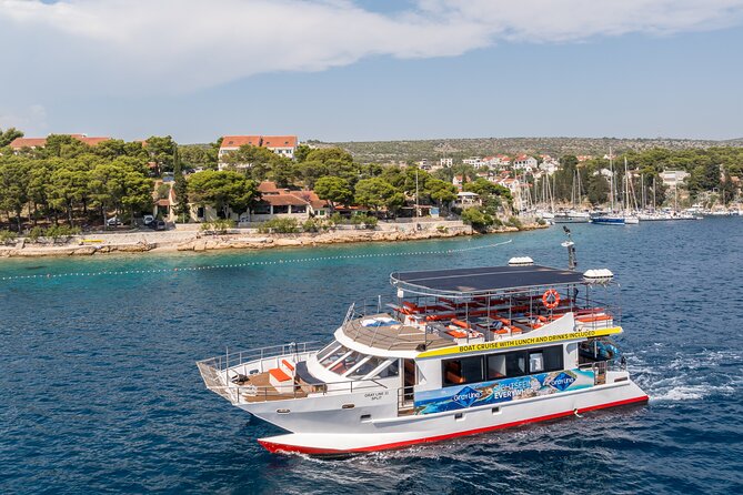 Split: Hvar, Brač, and Pakleni Cruise with Lunch and Drinks - The first crossing and Pakleni swimming stop