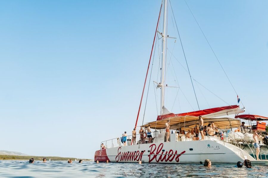 Split: Hvar, Pakleni, Brač & Šolta All-inclusive Tour - Brač begins the swimming day