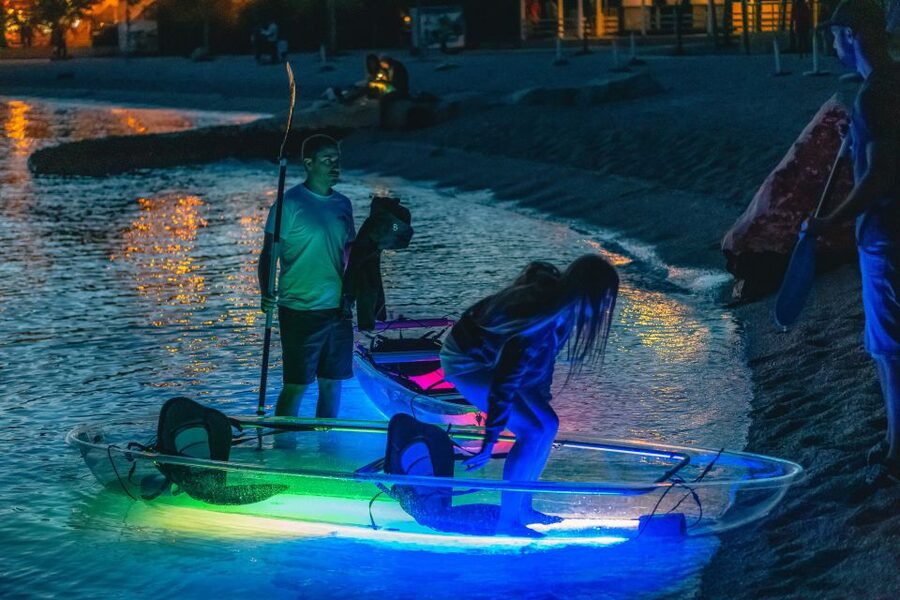 Split: Illuminated Evening Guided Kayaking Tour - The 15-minute safety briefing