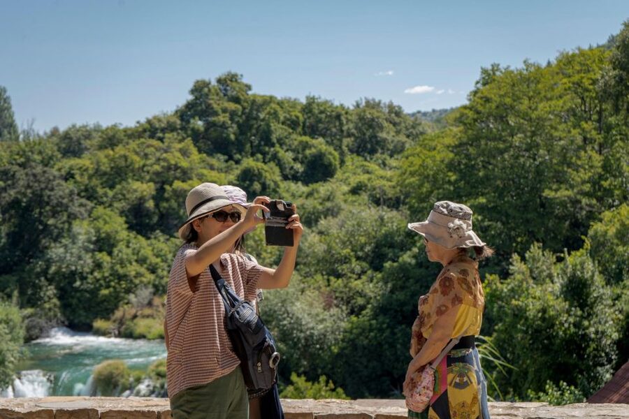 Split: Krka Waterfalls Guided Day Trip with Swim & Boat Tour - Swimming at Skradin beach