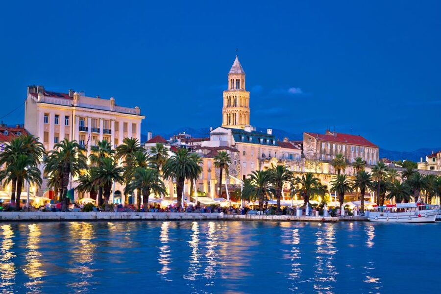 Split: Old City Guided Walking Tour - Entering Diocletian’s Palace through narrow stone lanes