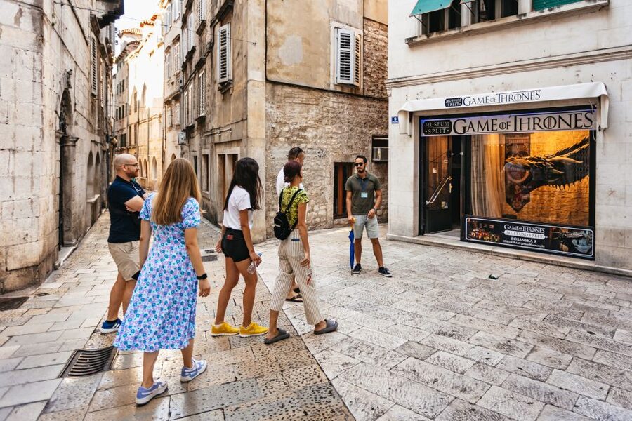 Split: Old Town and Diocletian Palace Walking Tour - Saint Domnius Cathedral and the palace’s changing purpose