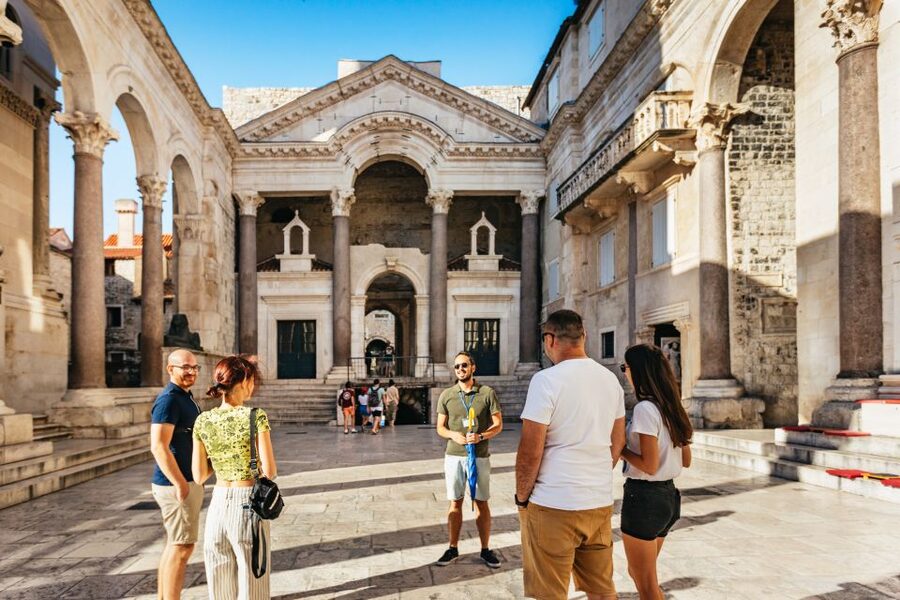 Split: Old Town and Diocletian Palace Walking Tour - Meeting at the Golden Gate
