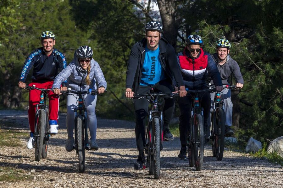 Split: Old Town and Marjan Park Bike Tour - Matejuška and the best palace view
