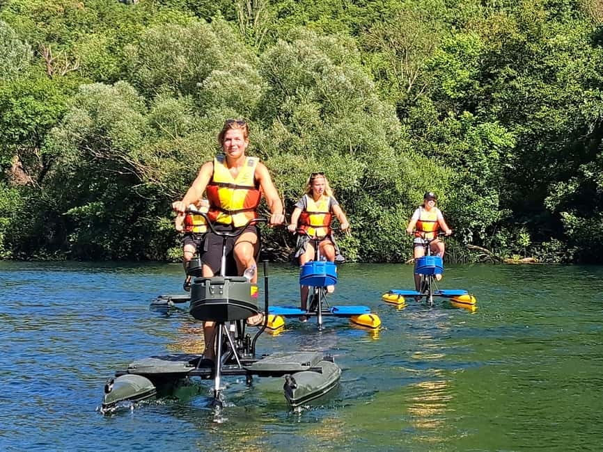 Split/Omiš: Cetina River Water Bike Safari - What the Cetina water bike safari is really like