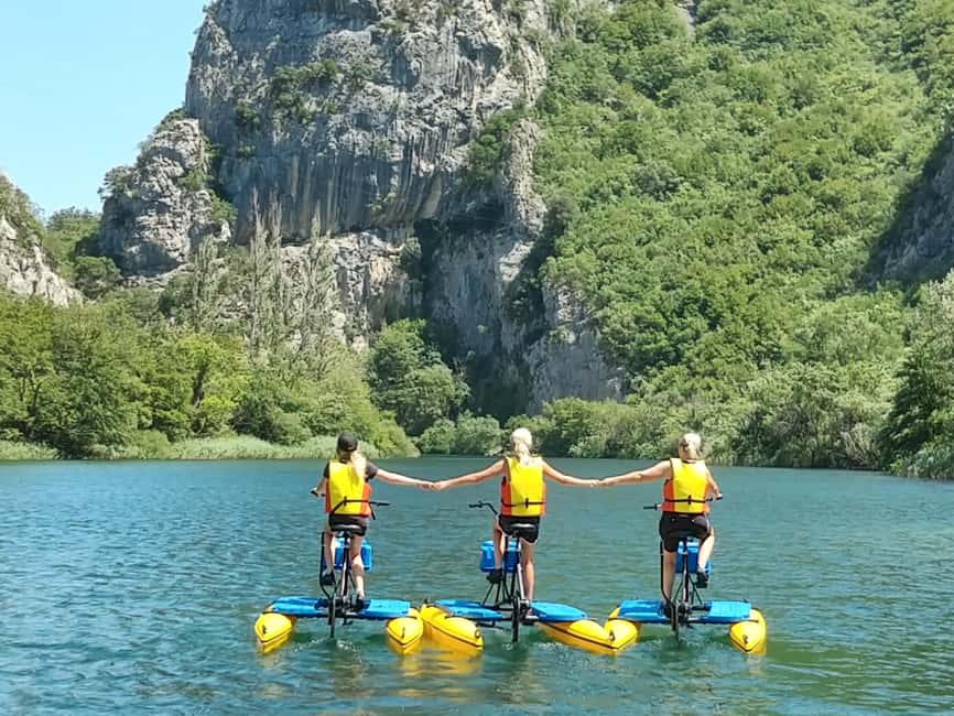 Split/Omiš: Cetina River Water Bike Safari - The return ride is where fitness matters