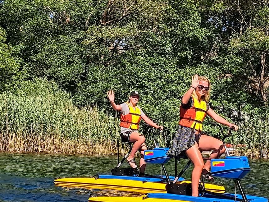 Split/Omiš: Cetina River Water Bike Safari - Drinks, snacks, and the local welcome