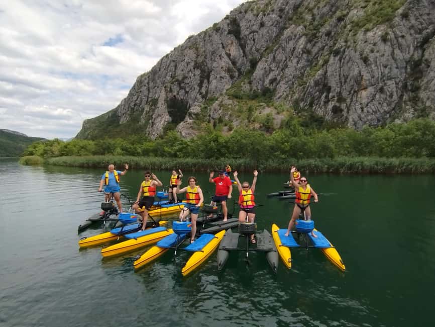 Split/Omiš: Cetina River Water Bike Safari - Who will enjoy it most