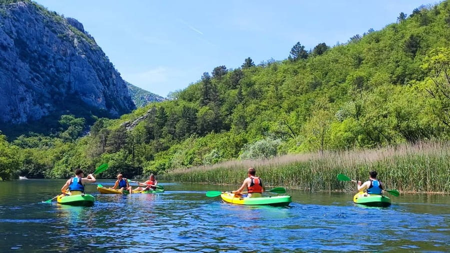Split/Omiš - Guided Kayaking & Snorkeling Tour Cetina River - Paddling downstream for 90 minutes