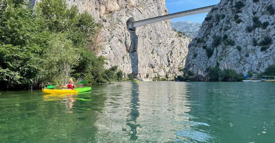 Split/Omiš - Guided Kayaking & Snorkeling Tour Cetina River - The value of $40 per person