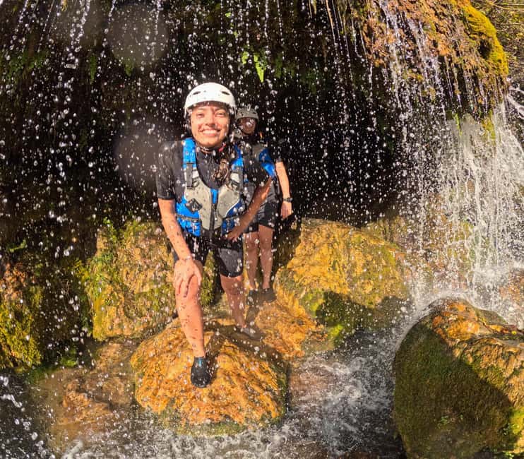 Split/Omiš: Rafting, Cliff Jumping, and Cave Tour - The waterfall cave and its icy 10-degree water
