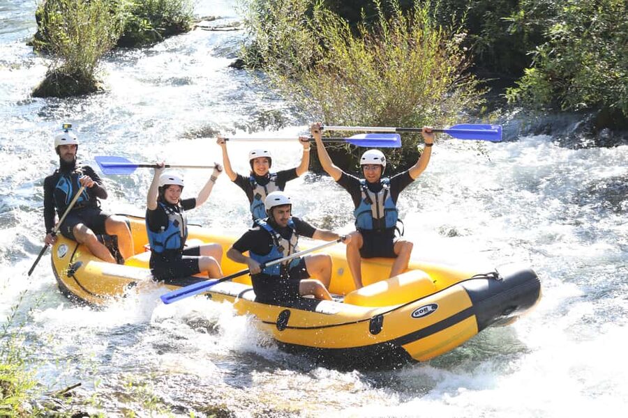 Split/Omiš: Rafting, Cliff Jumping, and Cave Tour - Three hours on a clear, mostly gentle river