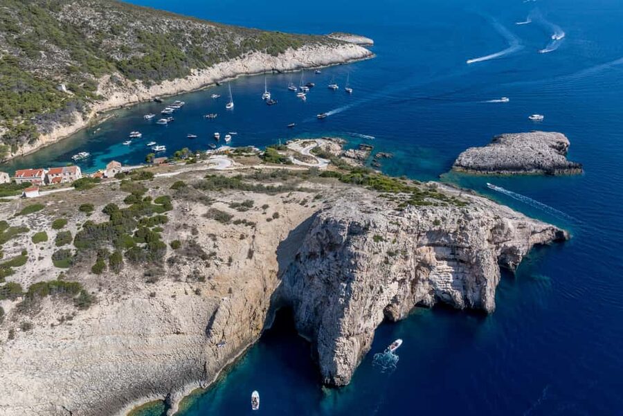 Split or Trogir: Blue Cave, Vis, and Hvar Speedboat Day Trip - One long day across the central Dalmatian islands