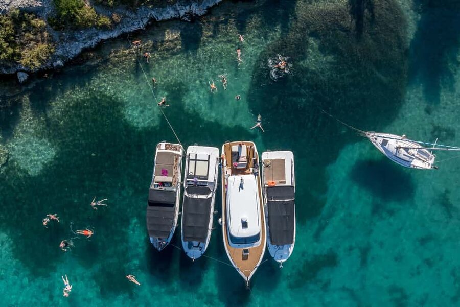Split or Trogir: Blue Cave, Vis, and Hvar Speedboat Day Trip - Pakleni Islands: a pleasant pause near Hvar
