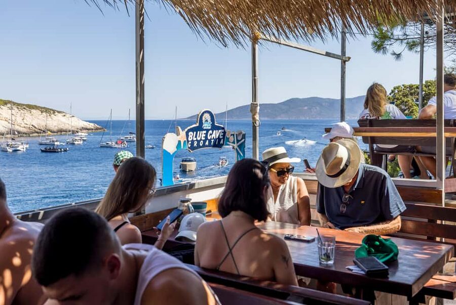Split or Trogir: Blue Cave, Vis, and Hvar Speedboat Tour - The Blue Cave on Biševo