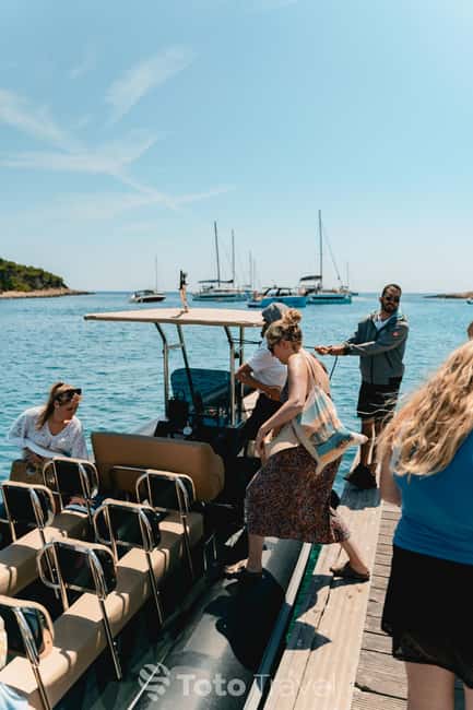 Split/Podstrana: Blue Cave, Hvar & 6 Islands Speedboat Trip - Budikovac Blue Lagoon: the main swimming break