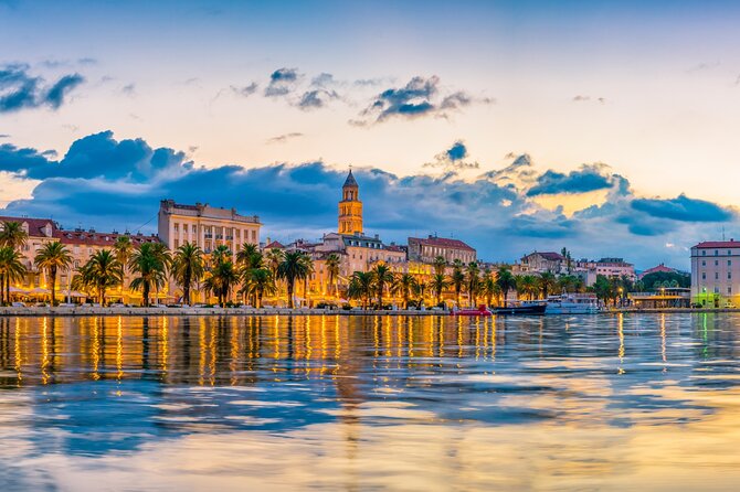 Split Riviera Panoramic Sunset Cruise with Summer Vibes on Boat - Marjan Park Forest and the pebble beaches