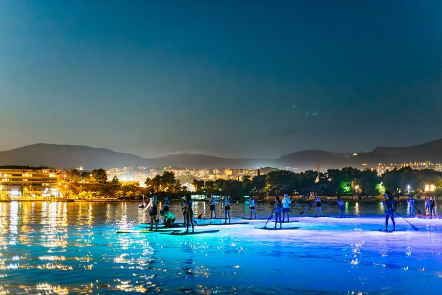 Split: Stand Up Paddleboard Night Glow Tour - Key points at a glance