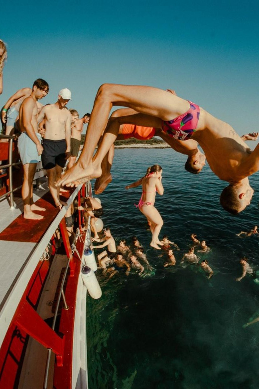Split: Sunset Boat Party with Live DJs and Blue Lagoon Swim - What the €43 price really buys