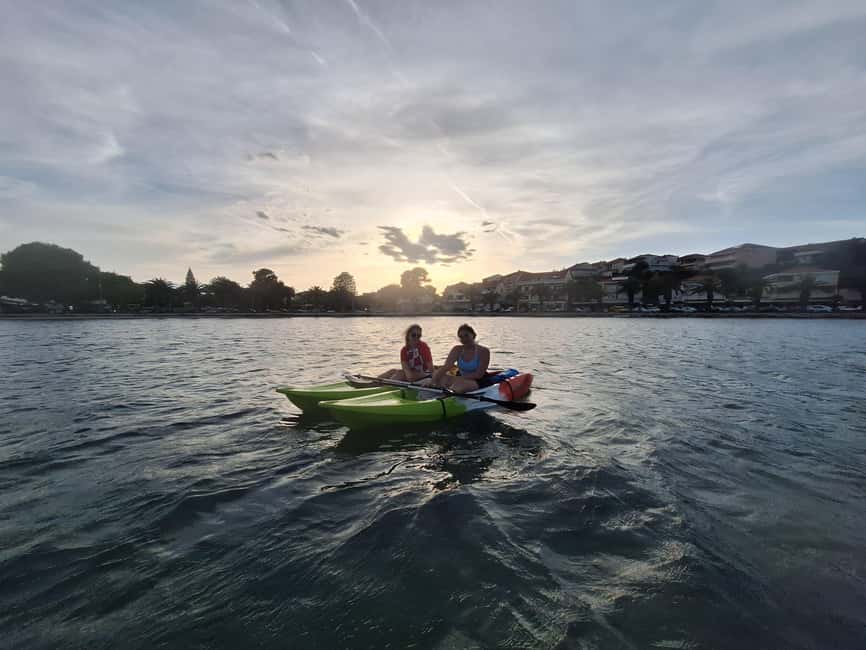 Split: Sunset Guided Kayaking Tour - Sunset colors from a kayak