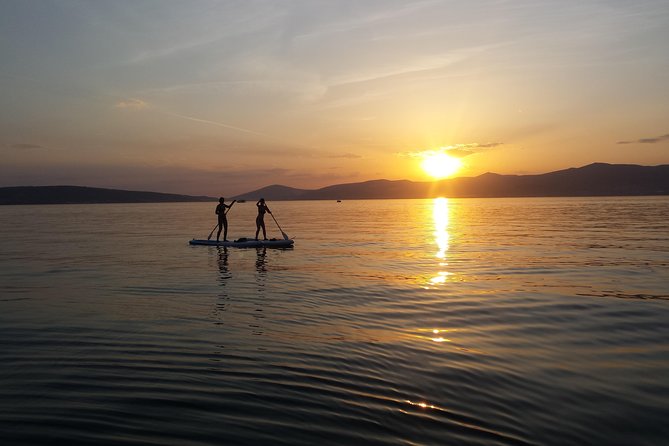 Split Sunset Stand Up Paddle Tour - The optional cliff jump