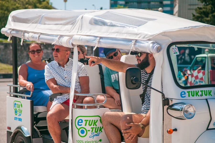 Split: Top City Highlights Electric Tuk-Tuk Tour - Ending at Republic Square