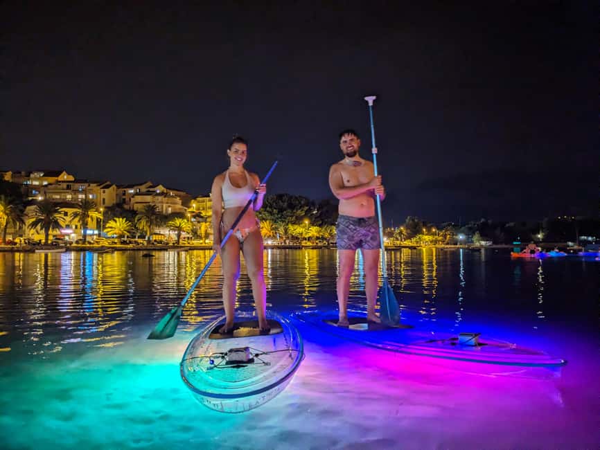 Split: Transparent SUP night Glow tour - Key points at a glance