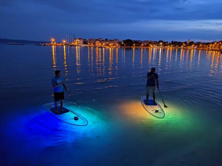 Split: Transparent SUP night Glow tour - When to book and what to bring