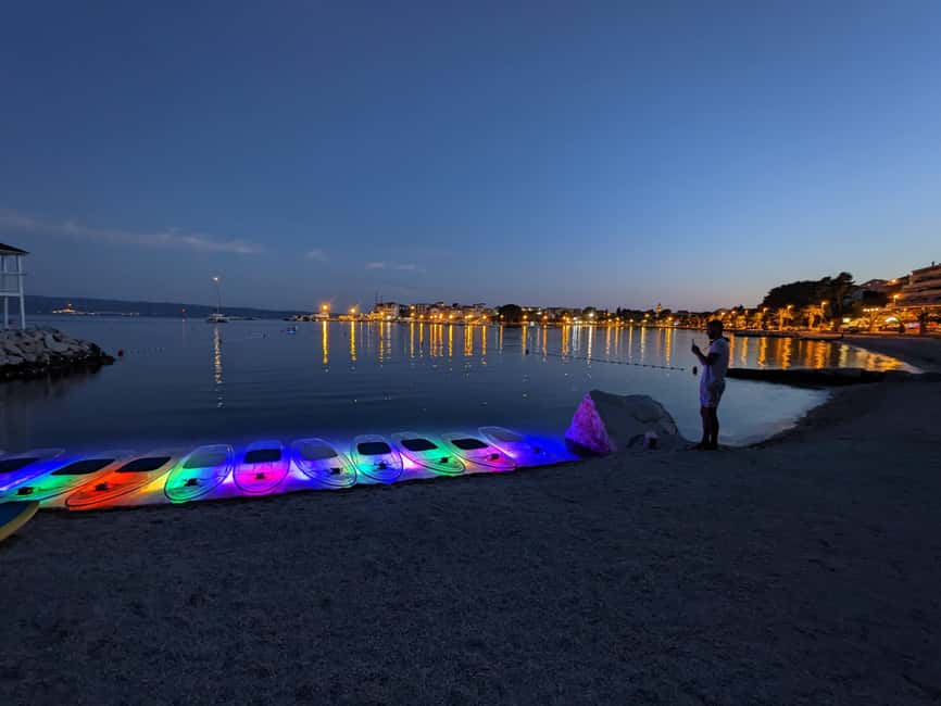Split: Transparent SUP night Glow tour - From Hotel Briig to the campsite