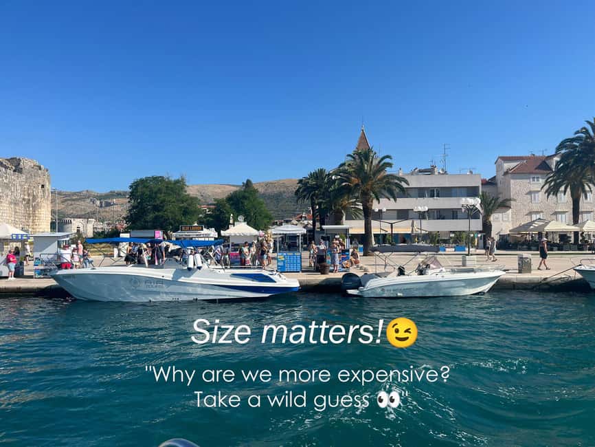 Split/Trogir: Half-Day(5 hours) 3-Island Speedboat Adventure - Maslinica on Šolta: a real village break