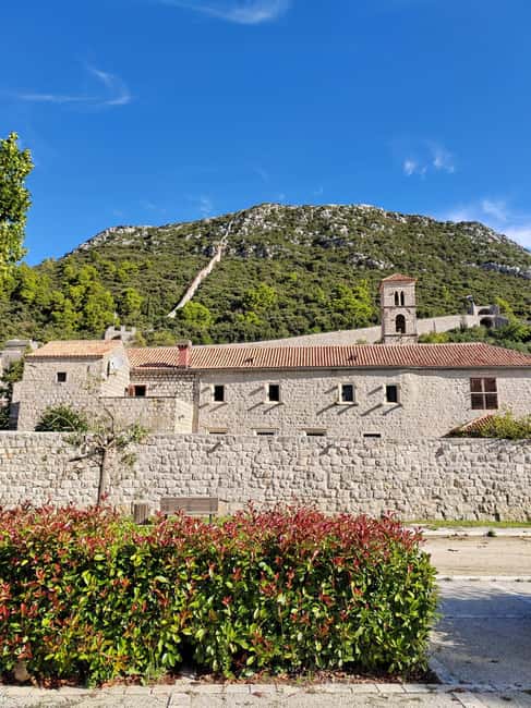 Ston private walking tour with the walls and saltworks visit - Entering Ston’s old saltworks