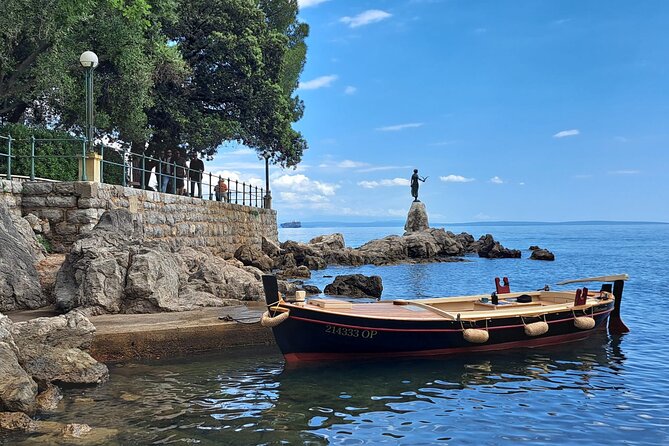 Sunset Ride Opatija on Madonnina Boat Tour - Villa Angiolina and the park