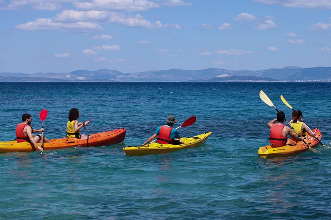 Supetar-Postira kayaking - Paddling east from Supetar