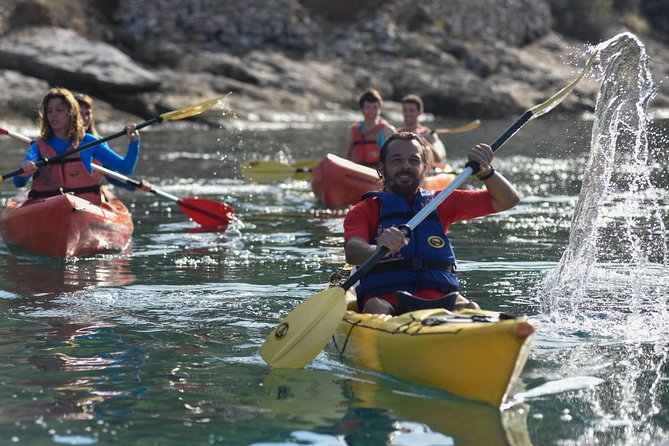 Supetar-Postira kayaking - The beach stop for swimming and snorkeling