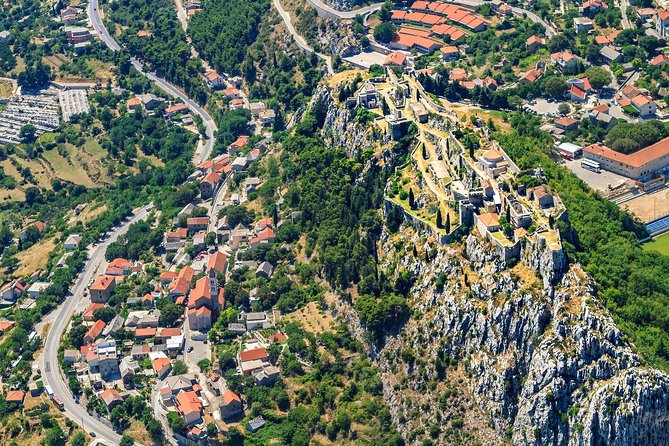 The Diocletian route - Panoramic Flight over Split - The return over Solin completes the circle