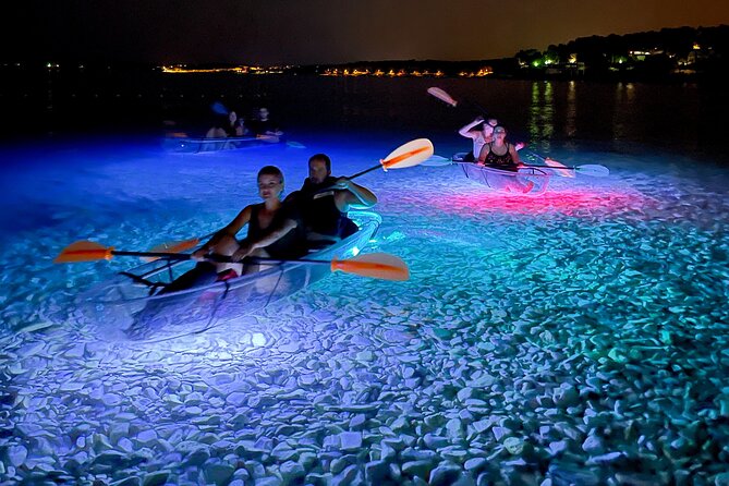 Transparent Kayak Night Glow Experience from Pula - Starting at Verudela, Pula