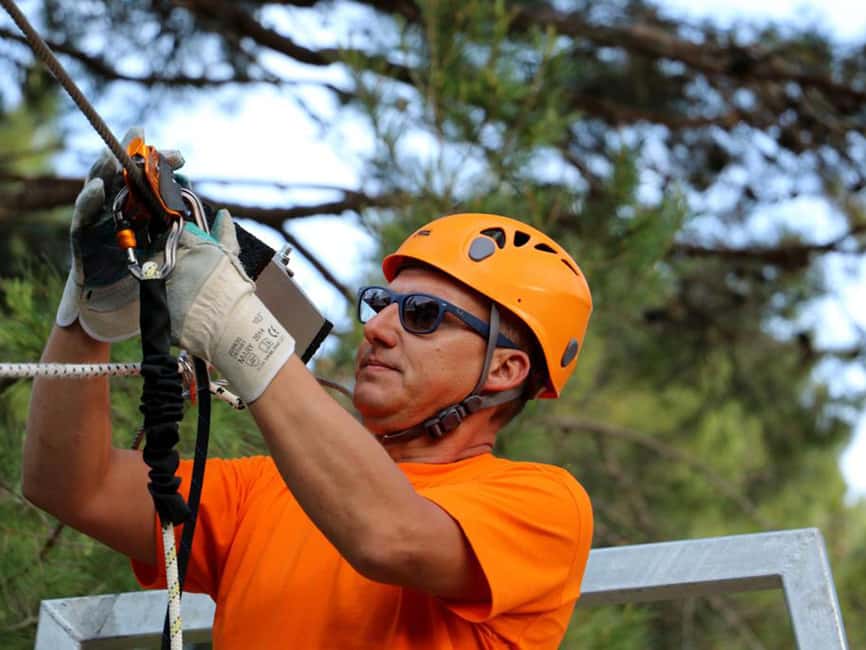Tučepi: Zip Line Experience - How the wildfire changes the setting