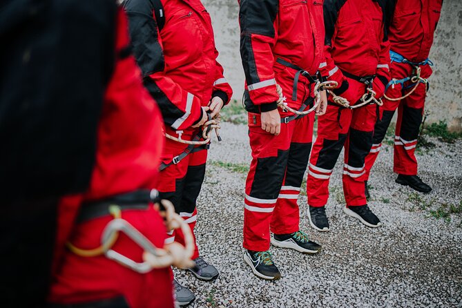 TUNNEL ABSEILING PLUS tour the underground - San Giovanni fortress: concrete, rock, and unfinished wartime plans