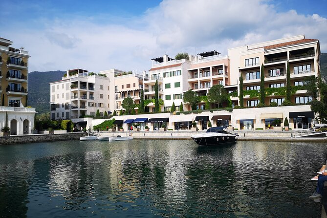 Two Countries in One day from Dubrovnik to Bosnia & Montenegro - Porto Montenegro and the polished side of the bay