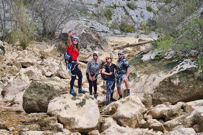 Via Ferrata tour - Čikola Canyon - Learning the equipment before the rock route