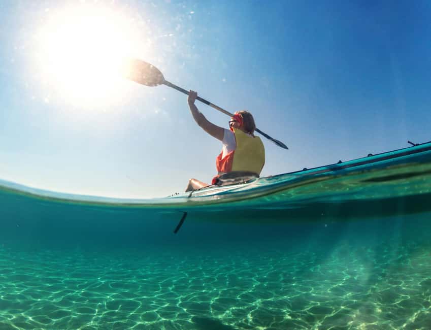 Water activity, kayak tours with a guide, cliff jumping - Setting Out From Stara Baska Harbor
