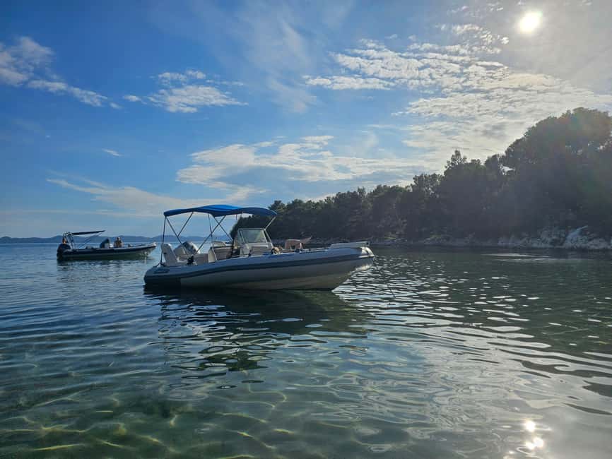 Zadar Islands: Private Hidden Treasures Speedboat Tour - Ugljan’s sandy bay for the final swim