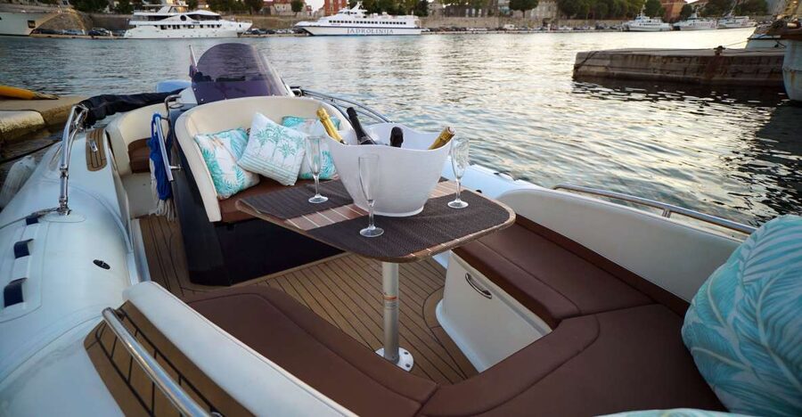 Zadar: Sunset & Nighttime Cruise with Sparkling Wine - From Marina Tankerkomerc to the open water