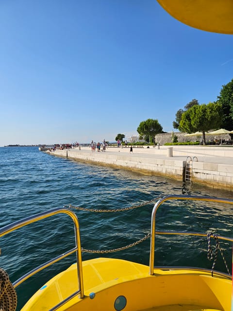 Zadar: Yellow Semi-Submarine Underwater Exploration Tour - A short route with a family-friendly rhythm
