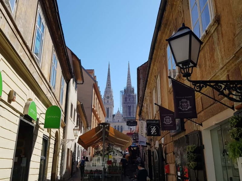 Zagreb: City and WWII Tunnels Walking Tour - The funicular and Grič Hill
