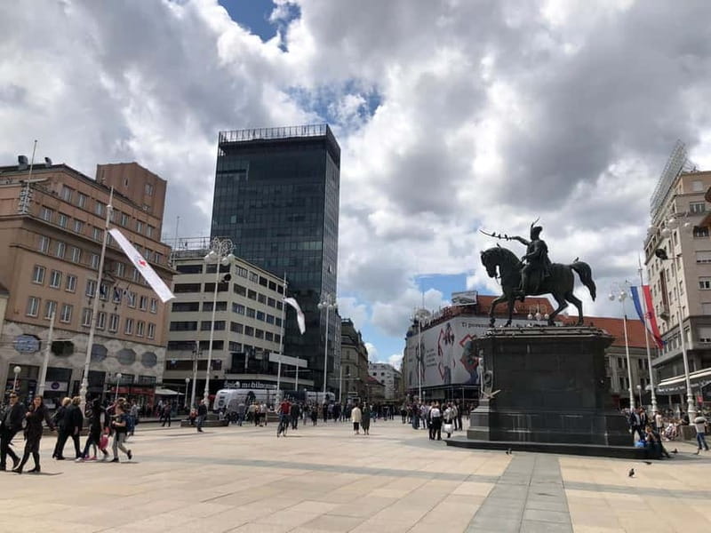 Zagreb: City and WWII Tunnels Walking Tour - Down to Tkalčićeva Street and back to the square
