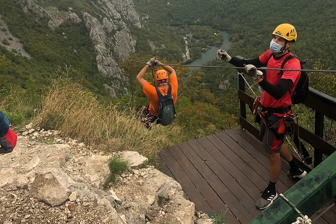 Zipline Croatia: Cetina Canyon Zipline Adventure from Omis - Group size and the pace of the day